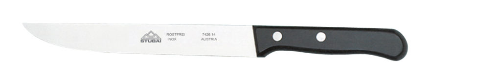 Silver/Black Stubai Tyrol Kitchen Knife 200 mm 