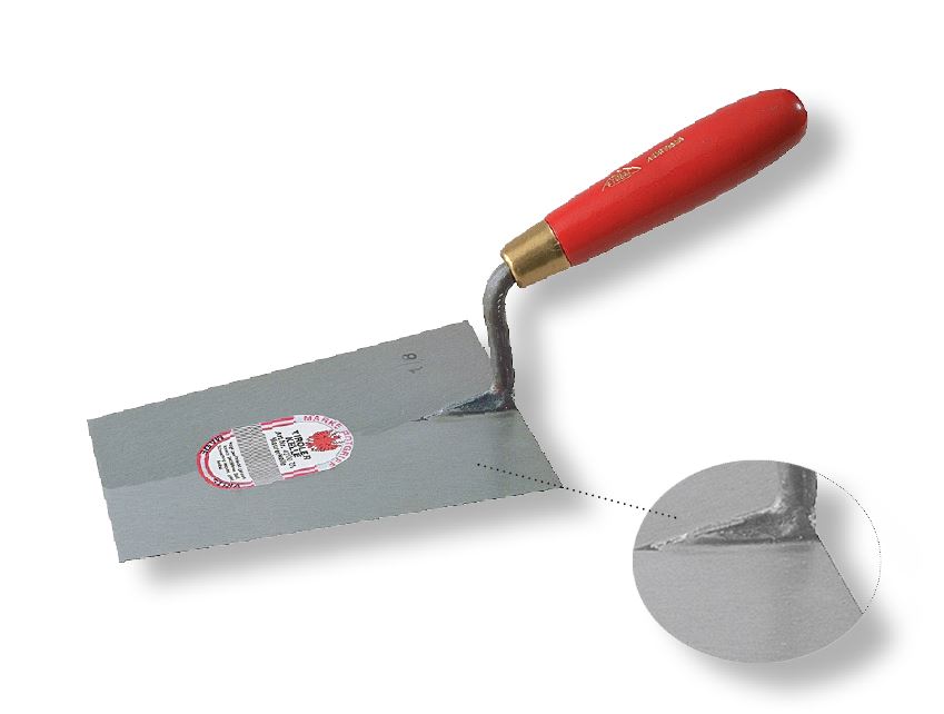 Silver/Red Stubai 427043 Plasterers Spatula with Metallic Handle 60 mm